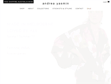 Tablet Screenshot of andreayasmin.com